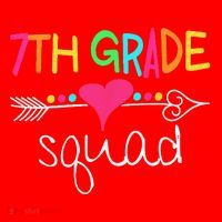 7th Grade Squad Seventh Teacher Student Team Back To School Santa Hat thumb 1