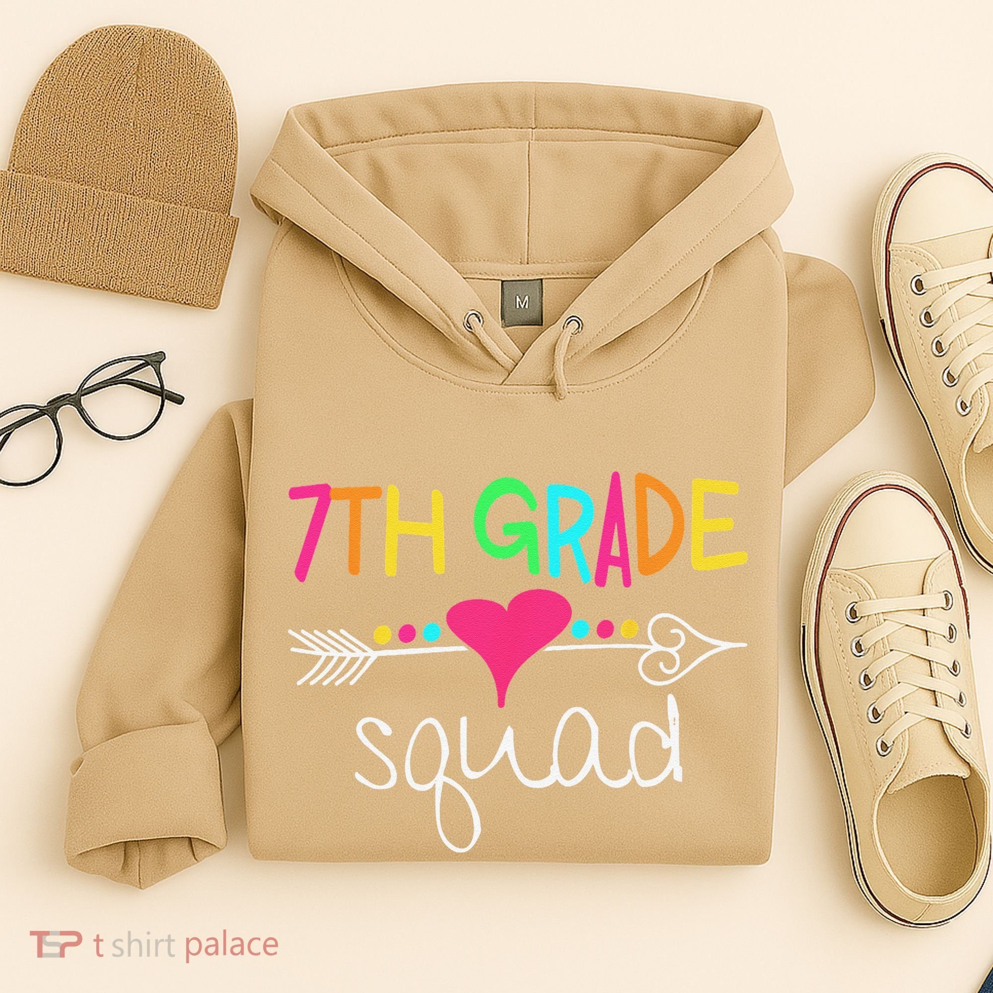 7th Grade Squad Seventh Teacher Student Team Back To School Hoodie
