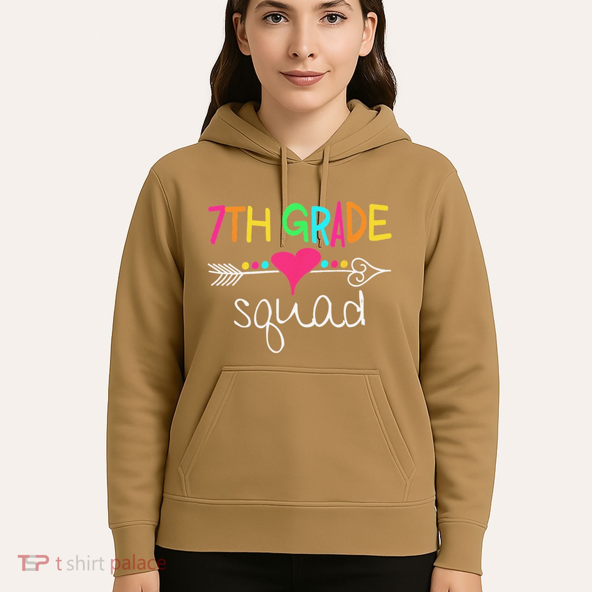 7th Grade Squad Seventh Teacher Student Team Back To School Hoodie