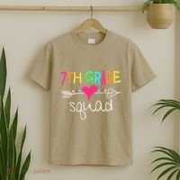 7th Grade Squad Seventh Teacher Student Team Back To School T-Shirt thumb 2