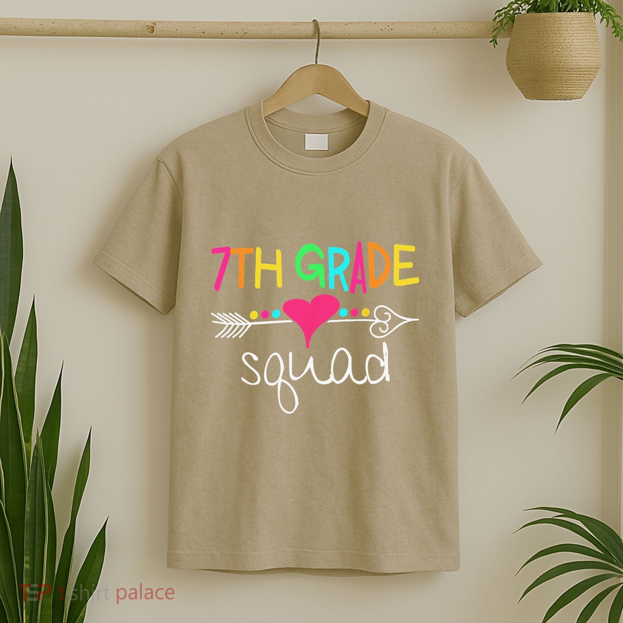 7th Grade Squad Seventh Teacher Student Team Back To School T-Shirt