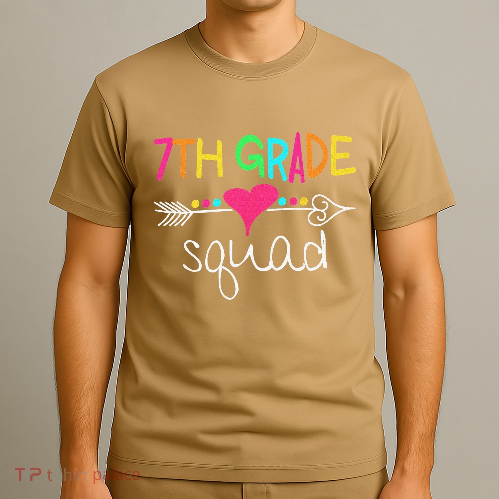7th Grade Squad Seventh Teacher Student Team Back To School T-Shirt