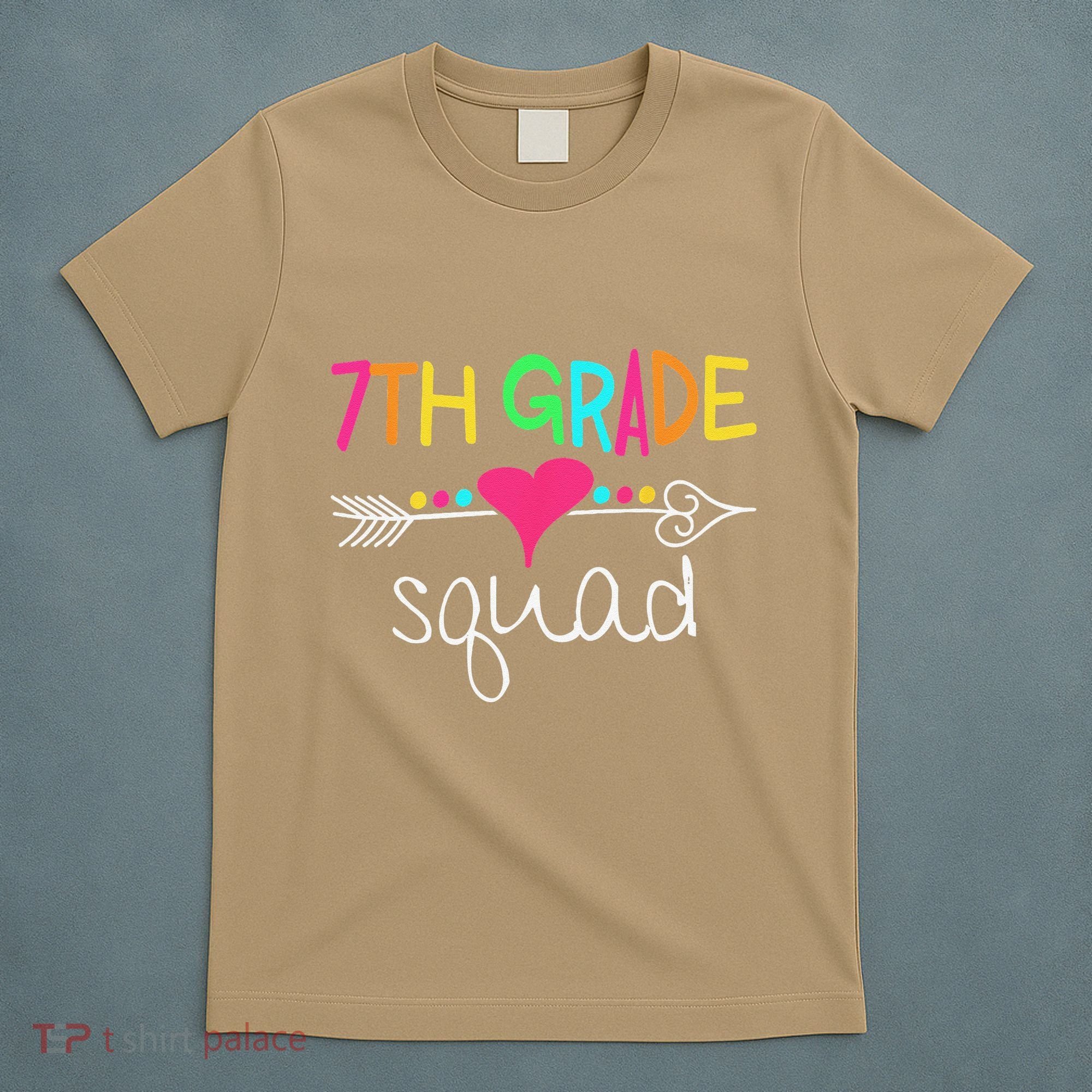 7th Grade Squad Seventh Teacher Student Team Back To School T-Shirt