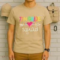 7th Grade Squad Seventh Teacher Student Team Back To School T-Shirt thumb 6