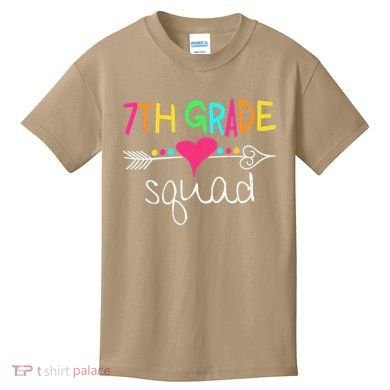 7th Grade Squad Seventh Teacher Student Team Back To School Kids T-Shirt