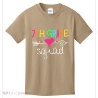 7th Grade Squad Seventh Teacher Student Team Back To School Kids T-Shirt thumb 0