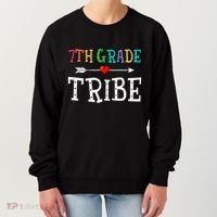 7Th Grade Tribe First Day Of School Gift Back To School Gift Women's Sweatshirt thumb 0