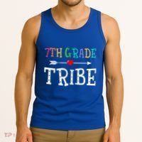 7Th Grade Tribe First Day Of School Gift Back To School Gift Tank Top thumb 3