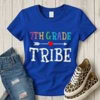 7Th Grade Tribe First Day Of School Gift Back To School Gift Women's T-Shirt thumb 3