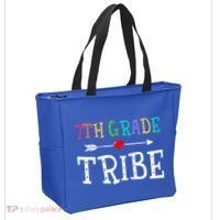 7Th Grade Tribe First Day Of School Gift Back To School Gift Tote Bag thumb 2