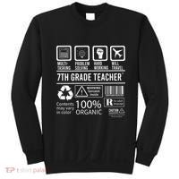 7th Grade Teacher MultiTasking Certified Job Back To School Gift Sweatshirt thumb 0