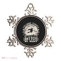 7Th Grade Teacher By Day Witch By Night Funny Halloween Gift Ornament thumb 0