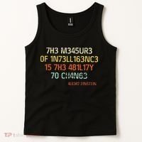 7H3 M345UR3 0F 1N73LL163NC3 15 7H3 481L17Y 70 CH4N63 Tank Top thumb 2