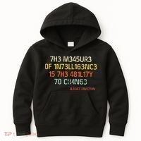 7H3 M345UR3 0F 1N73LL163NC3 15 7H3 481L17Y 70 CH4N63 Kids Hoodie thumb 0