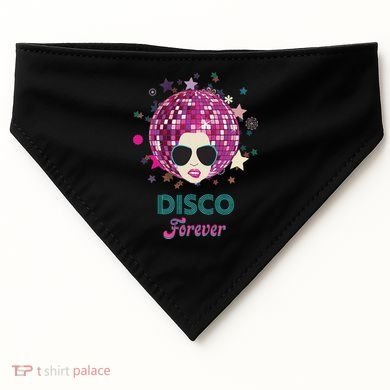 70s Music Disco Forever Costume USA-Made Doggie Bandana