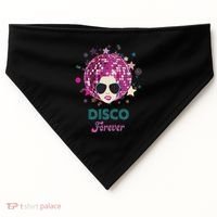 70s Music Disco Forever Costume USA-Made Doggie Bandana thumb 0