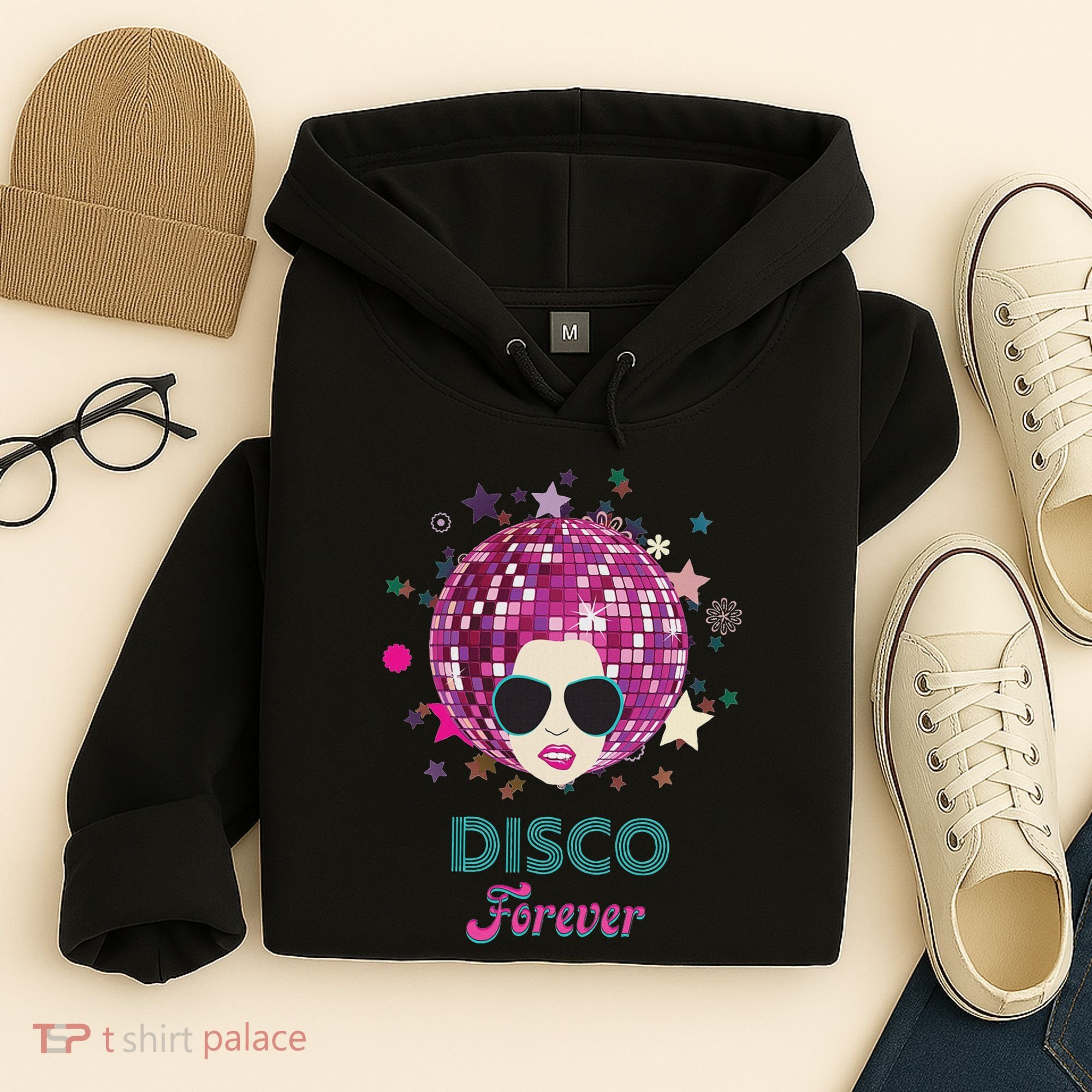 70s Music Disco Forever Costume Hoodie