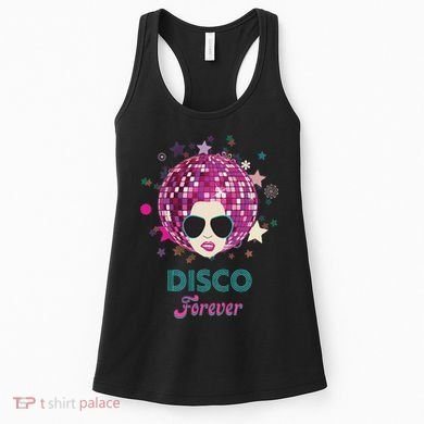 70s Music Disco Forever Costume Women's Tank Top