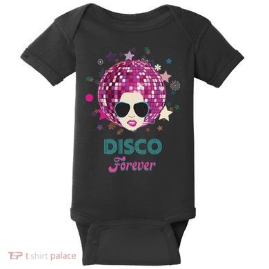 70s Music Disco Forever Costume Baby Bodysuit
