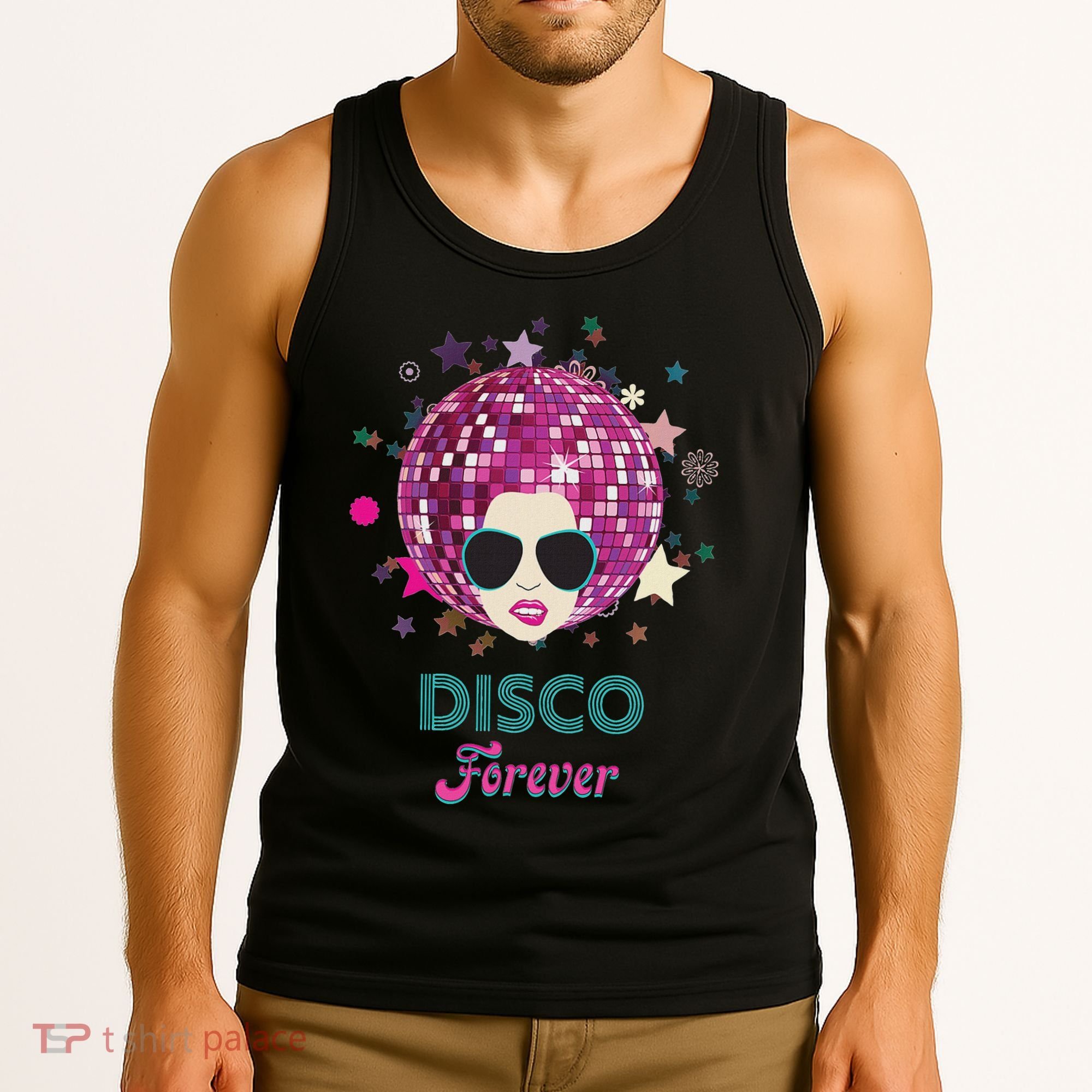 70s Music Disco Forever Costume Tank Top