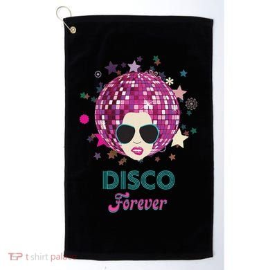 70s Music Disco Forever Costume Golf Towel