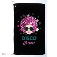 70s Music Disco Forever Costume Golf Towel thumb 0