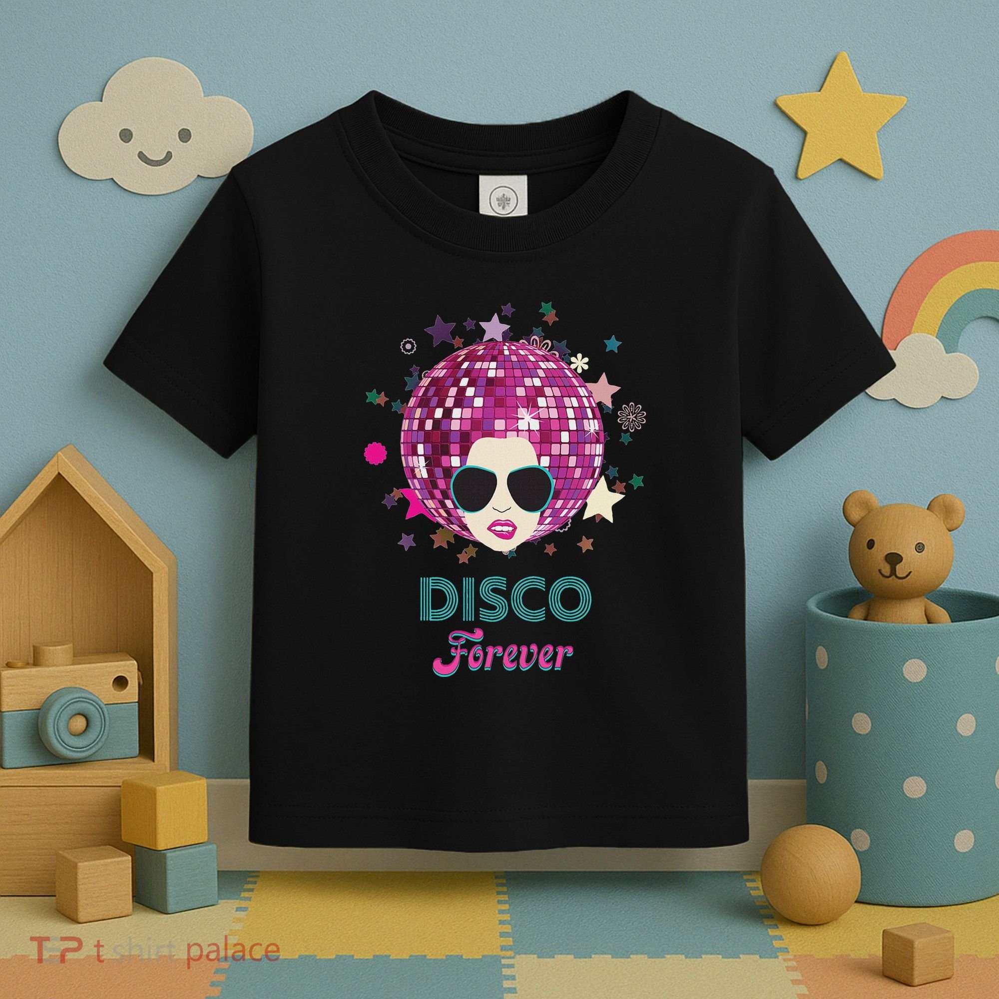70s Music Disco Forever Costume Toddler T-Shirt