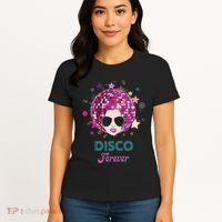 70s Music Disco Forever Costume Women's T-Shirt thumb 4
