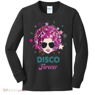 70s Music Disco Forever Costume Kids Long Sleeve Shirt
