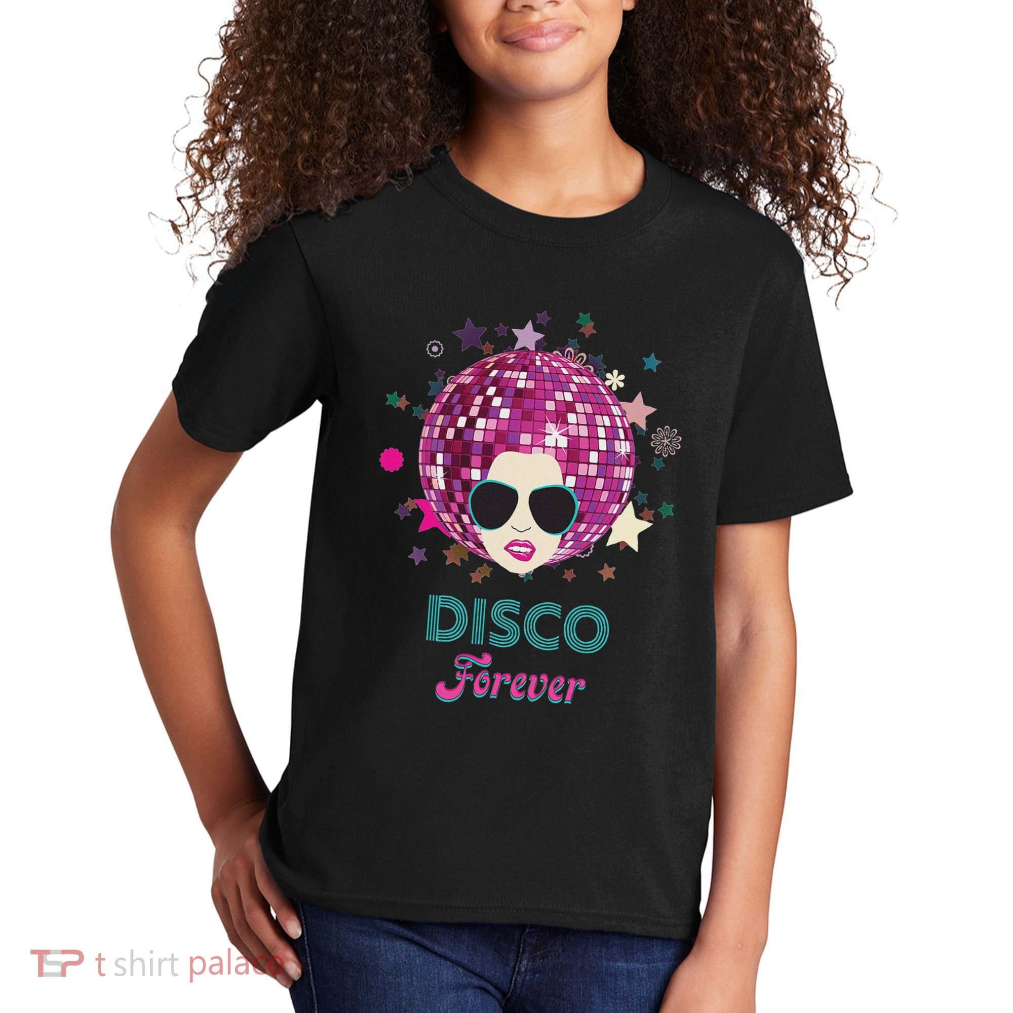 70s Music Disco Forever Costume Kids T-Shirt