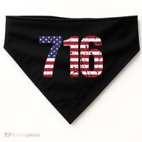 716 New York Area Code USA-Made Doggie Bandana thumb 0