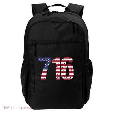 716 New York Area Code Backpack