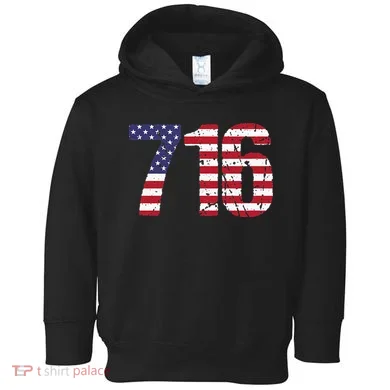 716 New York Area Code Toddler Hoodie