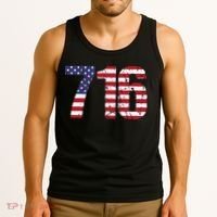 716 New York Area Code Tank Top thumb 3