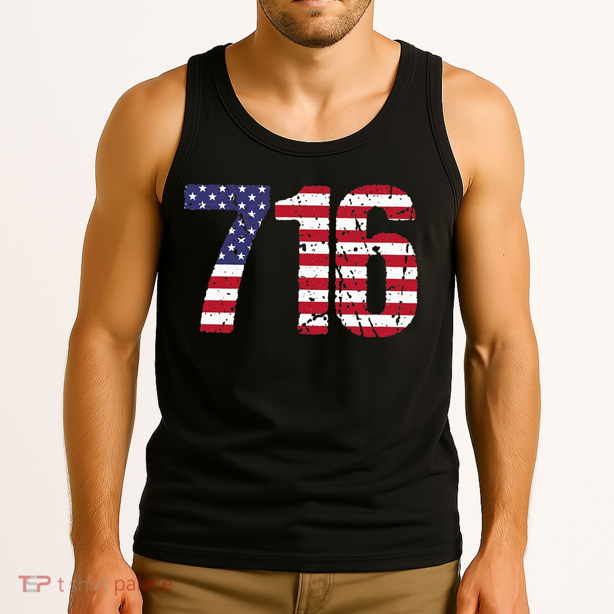 716 New York Area Code Tank Top