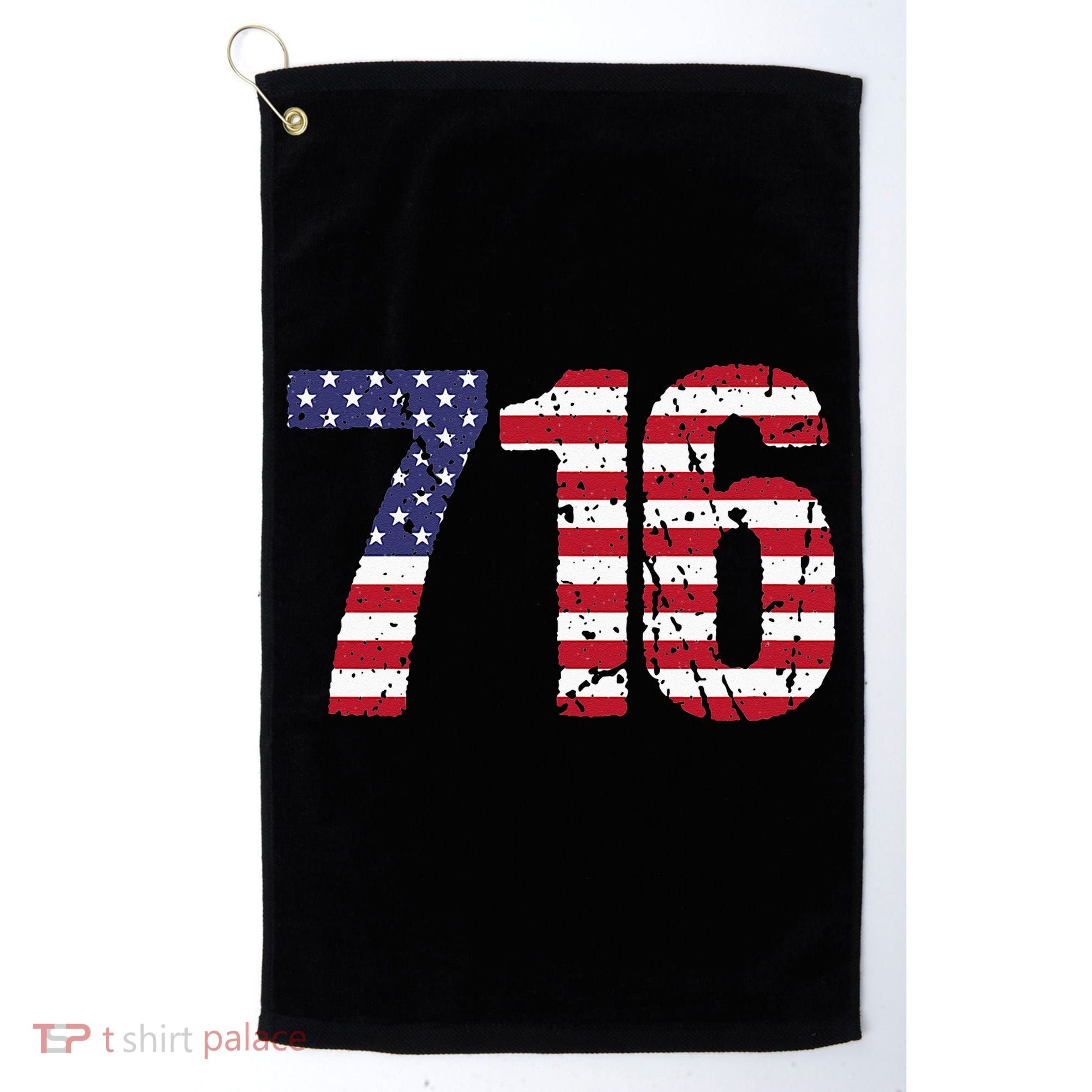 716 New York Area Code Golf Towel