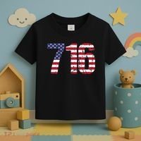 716 New York Area Code Toddler T-Shirt thumb 3