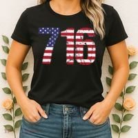 716 New York Area Code Women's T-Shirt thumb 2