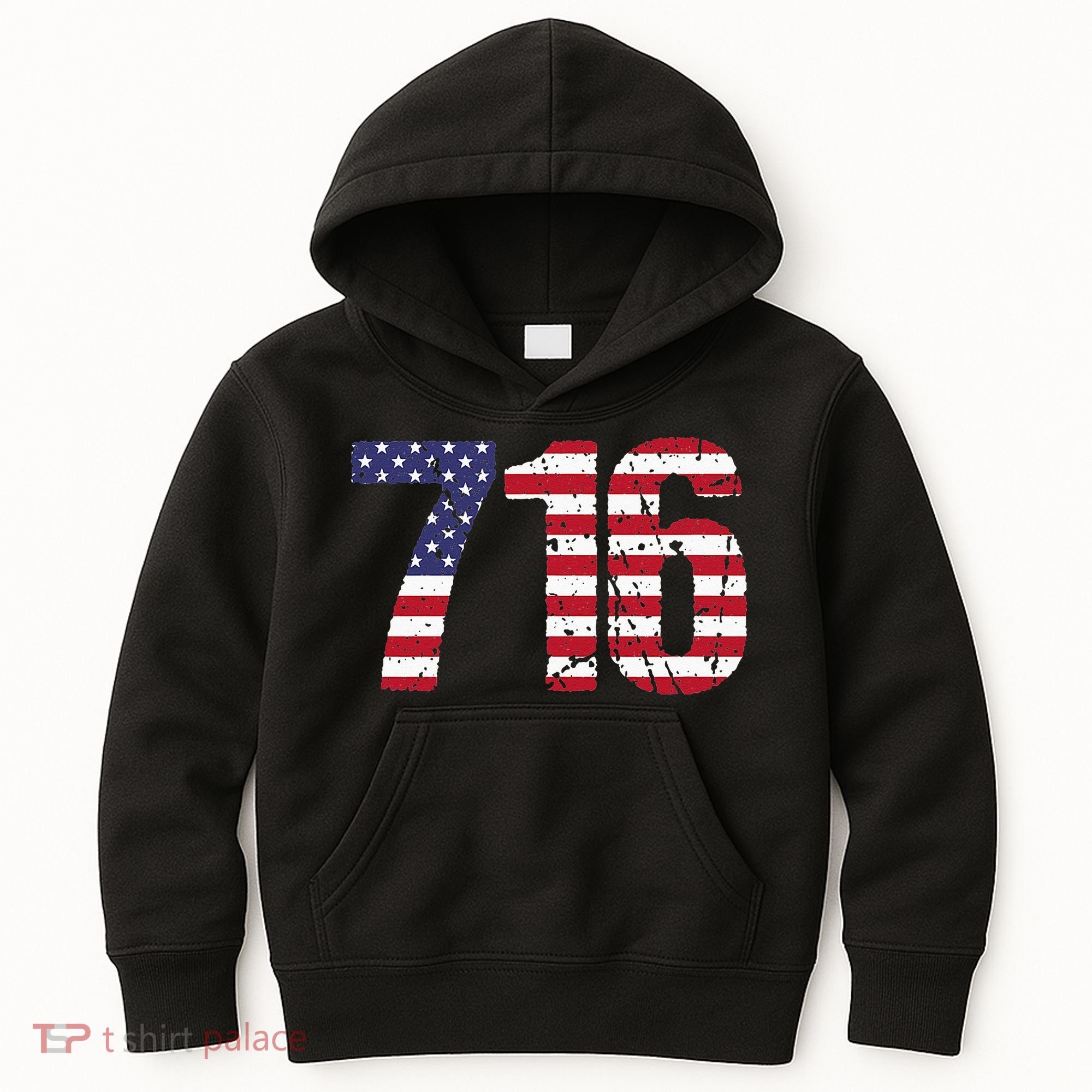 716 New York Area Code Kids Hoodie
