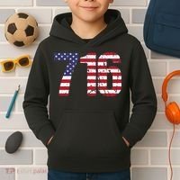 716 New York Area Code Kids Hoodie thumb 2