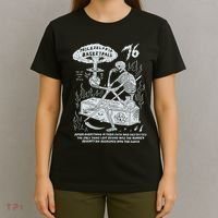 76 Philadelphia Basketball After Everything In Their Path Was Destroyed T-Shirt thumb 4