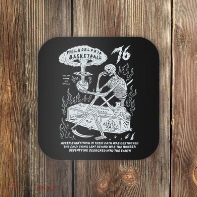 76 Philadelphia Basketball After Everything In Their Path Was Destroyed Coaster