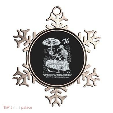 76 Philadelphia Basketball After Everything In Their Path Was Destroyed Ornament
