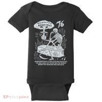 76 Philadelphia Basketball After Everything In Their Path Was Destroyed Baby Bodysuit thumb 0