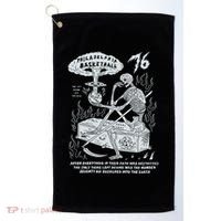 76 Philadelphia Basketball After Everything In Their Path Was Destroyed Golf Towel thumb 0