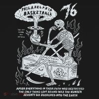 76 Philadelphia Basketball After Everything In Their Path Was Destroyed Women's T-Shirt thumb 6
