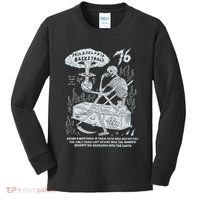 76 Philadelphia Basketball After Everything In Their Path Was Destroyed Kids Long Sleeve Shirt thumb 0