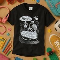 76 Philadelphia Basketball After Everything In Their Path Was Destroyed Kids T-Shirt thumb 3