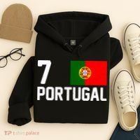 7 Portugal Flag Jersey Soccer Hoodie thumb 4