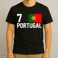 7 Portugal Flag Jersey Soccer T-Shirt thumb 3